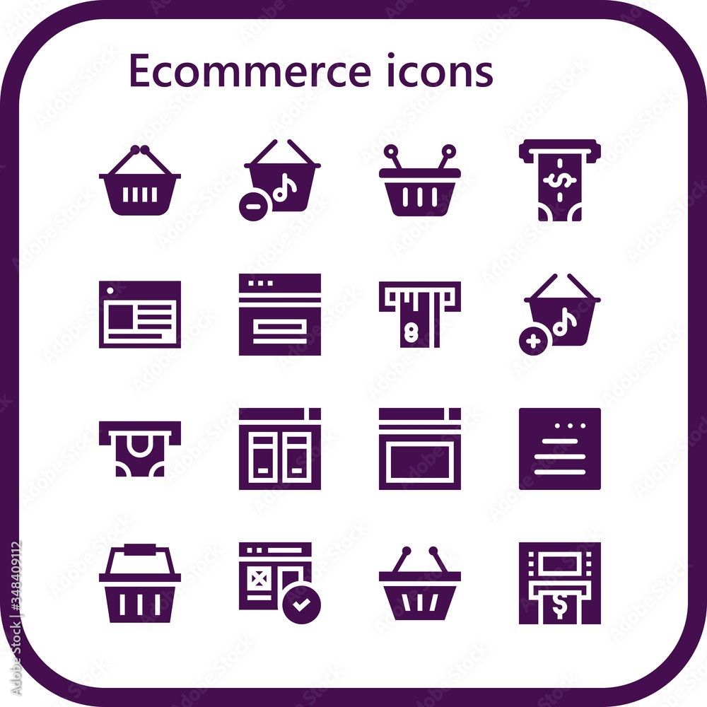 ecommerce icon set ecommerce icon set