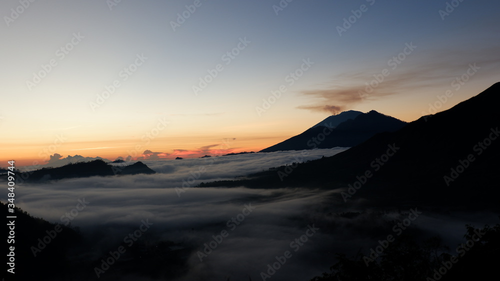 mountain sunrise