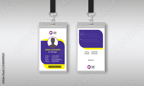 Office ID Card Template