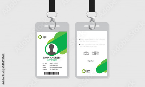 Office ID Card Template