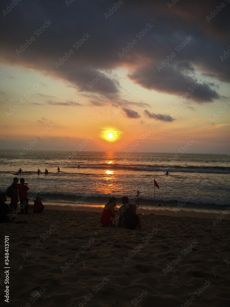 Fototapeta premium Atardecer en Bali