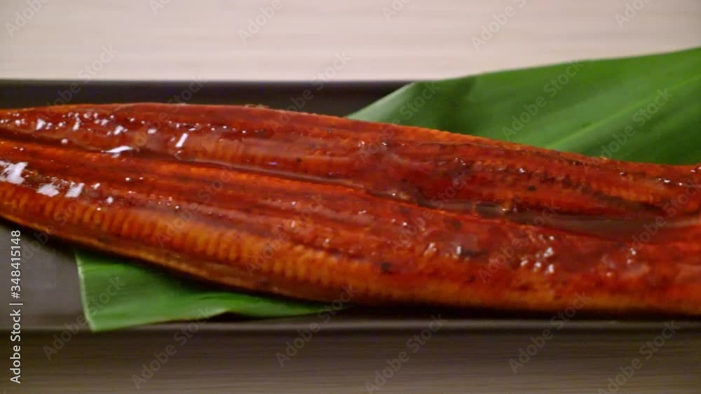 grilled eel or grilled unagi with sauce (Kabayaki) - Japanese food grilled eel or grilled unagi with sauce (Kabayaki) - Japanese food