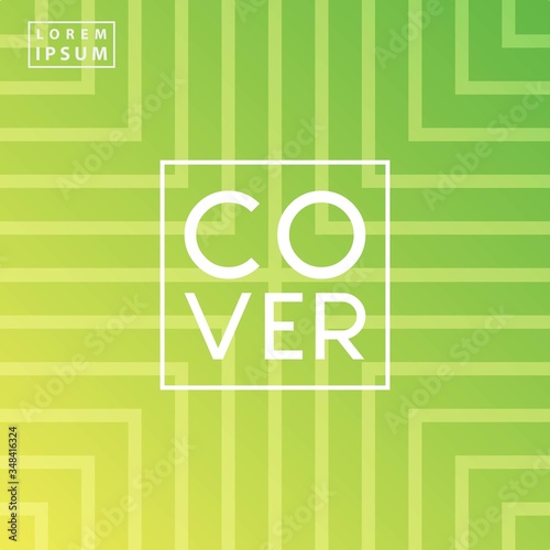 cover design with geometric shape