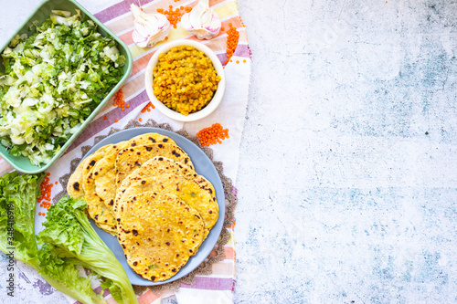 Bild auf Leinwand Vegan healthy food lunch