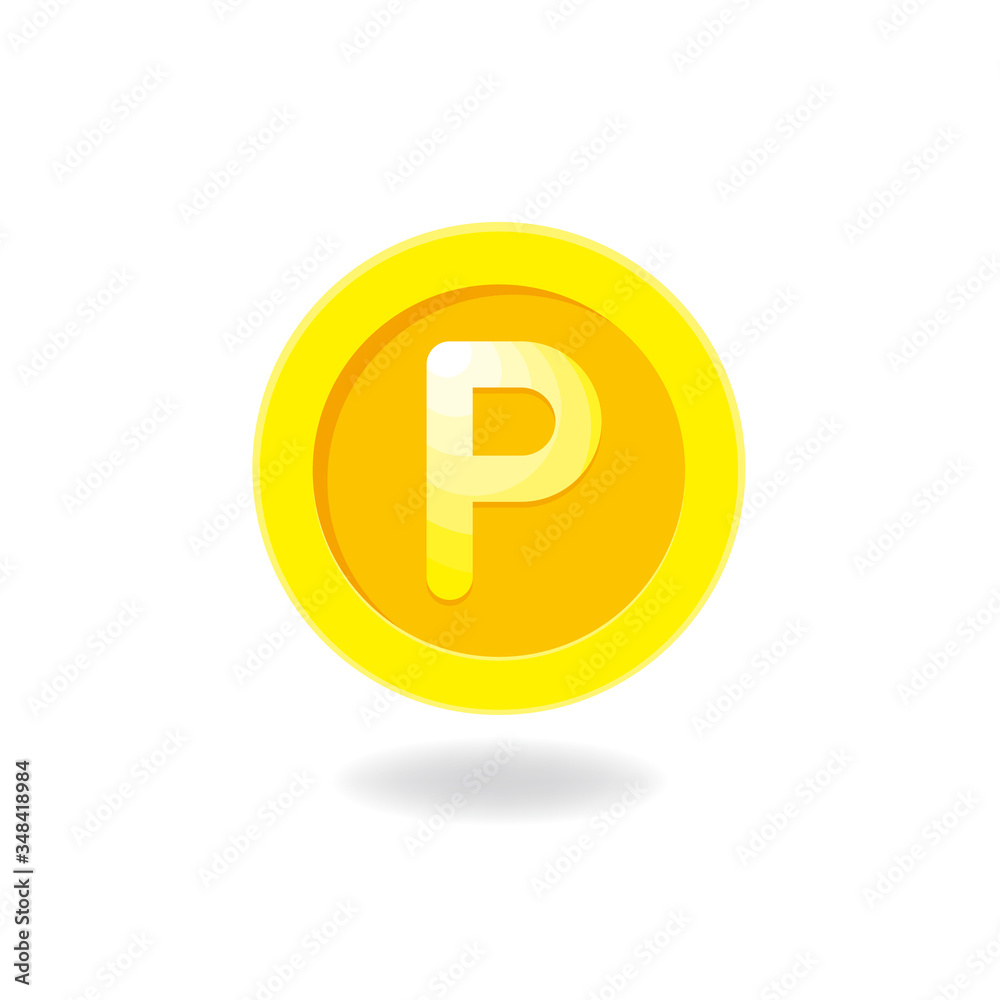 Icon with point motif