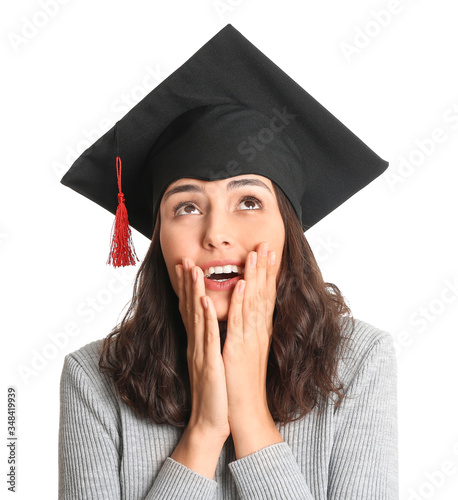 Female graduating student o...