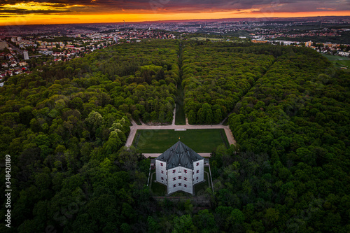 Photography Letohradek Hvezda (Star Villa) is a Renaissance villa situated in a game reserve of the same name in Liboc, Prague 7 km west of Prague city centre