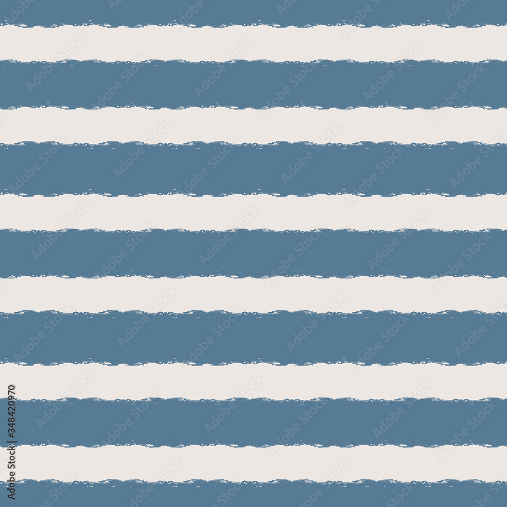 Wide horizontal seamless grunge brush striped pattern. Blue color stripes on light background. Seamless vector pattern background. Wide horizontal seamless grunge brush striped pattern. Blue color stripes on light background. Seamless vector pattern background.