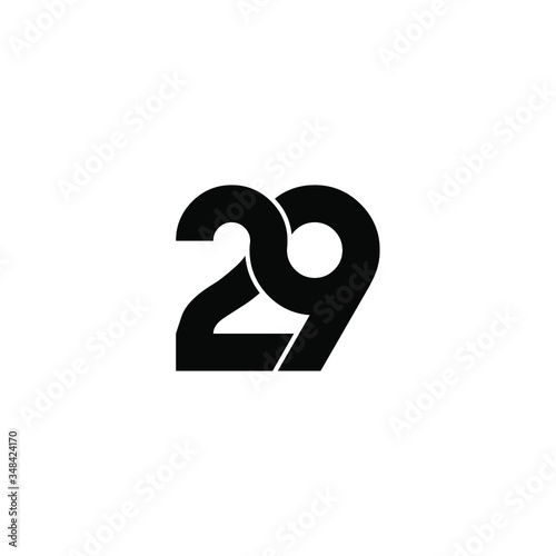 29 letter original monogram logo design