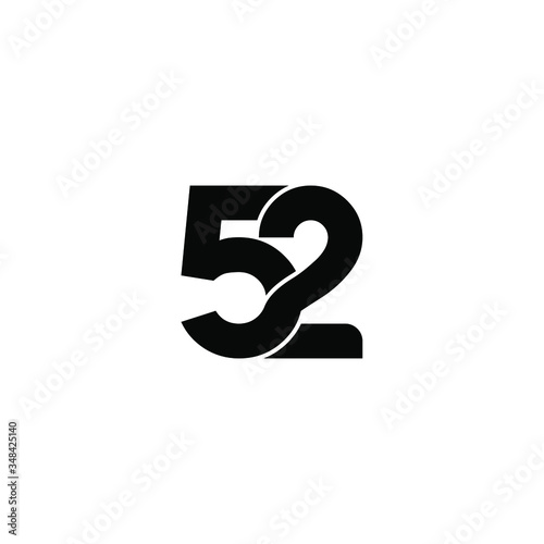 52 letter original monogram logo design