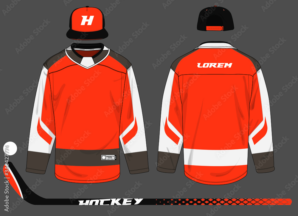 ice hockey jersey uniform template vector kit Stock Vector Adobe Stock ice hockey jersey uniform template vector kit Stock Vector Adobe Stock