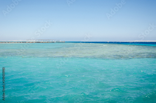Beautiful sea view with blue skies/Beautiful sea view with blue skies on summer day