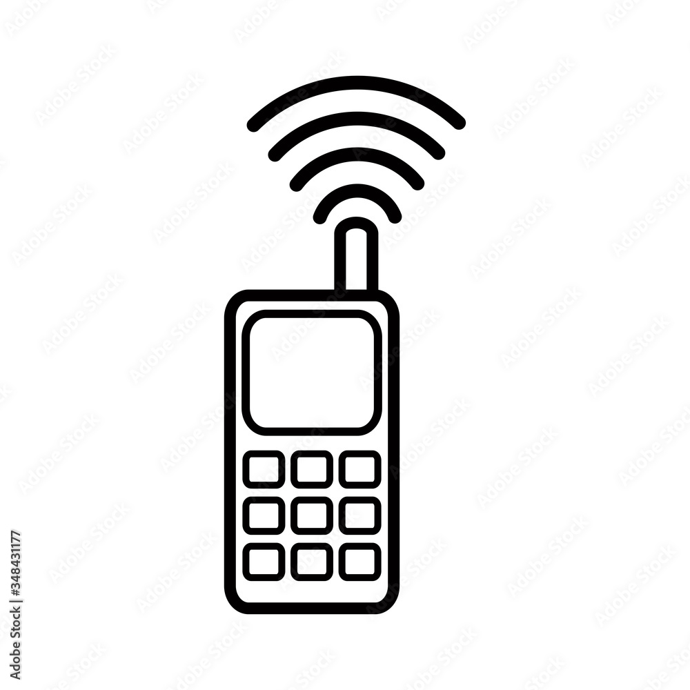 mobile phone - cellular icon vector design template mobile phone - cellular icon vector design template