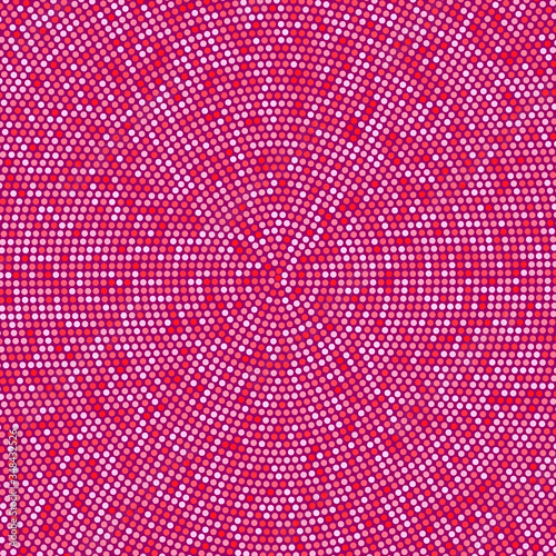 Halftone dots in circle form. Vector dotted background as design element
