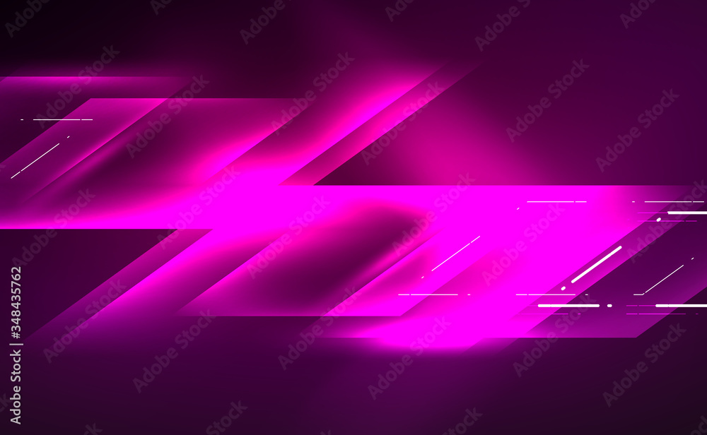 Dynamic neon shiny abstract background. Trendy abstract layout template for business or technology presentation, internet poster or web brochure cover, wallpaper Dynamic neon shiny abstract background. Trendy abstract layout template for business or technology presentation, internet poster or web brochure cover, wallpaper