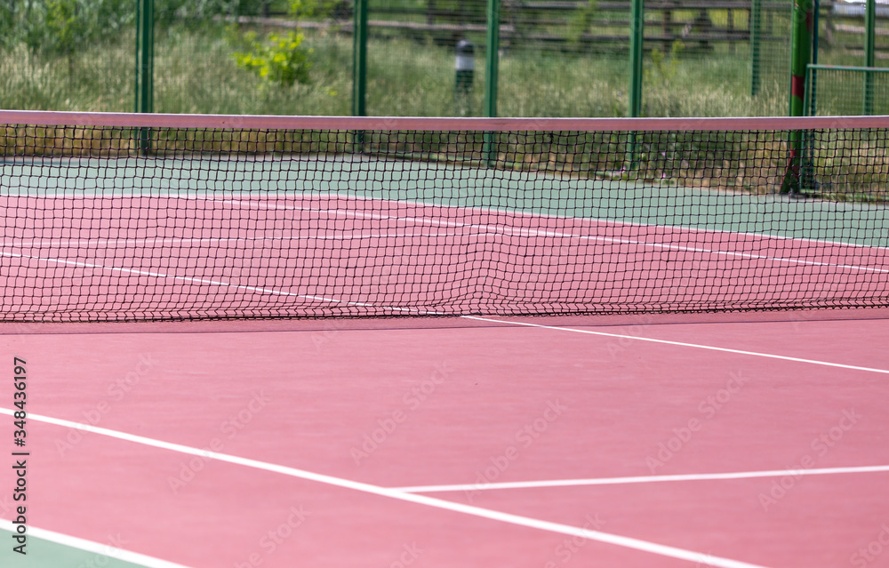custom made wallpaper toronto digitalTennis court in the park.