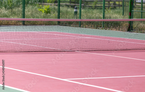 Wallpaper Mural Tennis court in the park. Torontodigital.ca