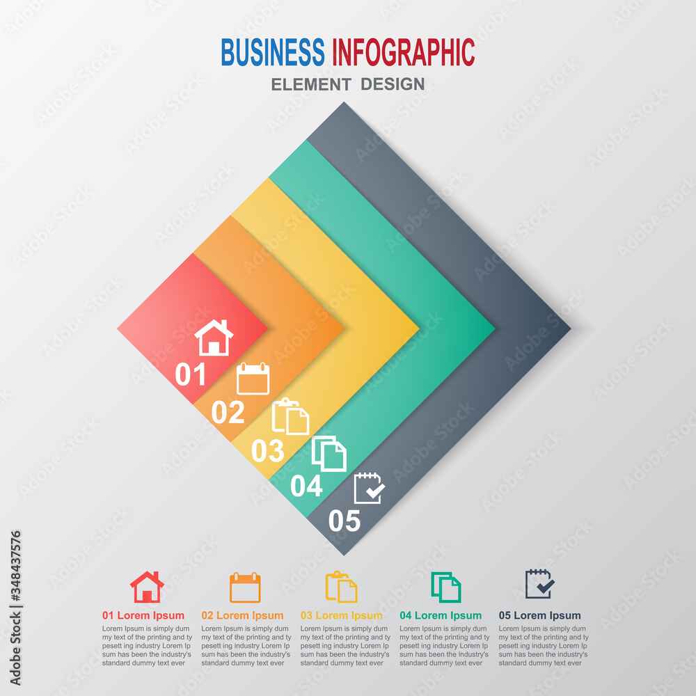 Vector square elements for infographic. business template with steps for Presentation, Sale forecast, Web design, improvement. Business concept with 5 options, parts, processes. Vector square elements for infographic. business template with steps for Presentation, Sale forecast, Web design, improvement. Business concept with 5 options, parts, processes.