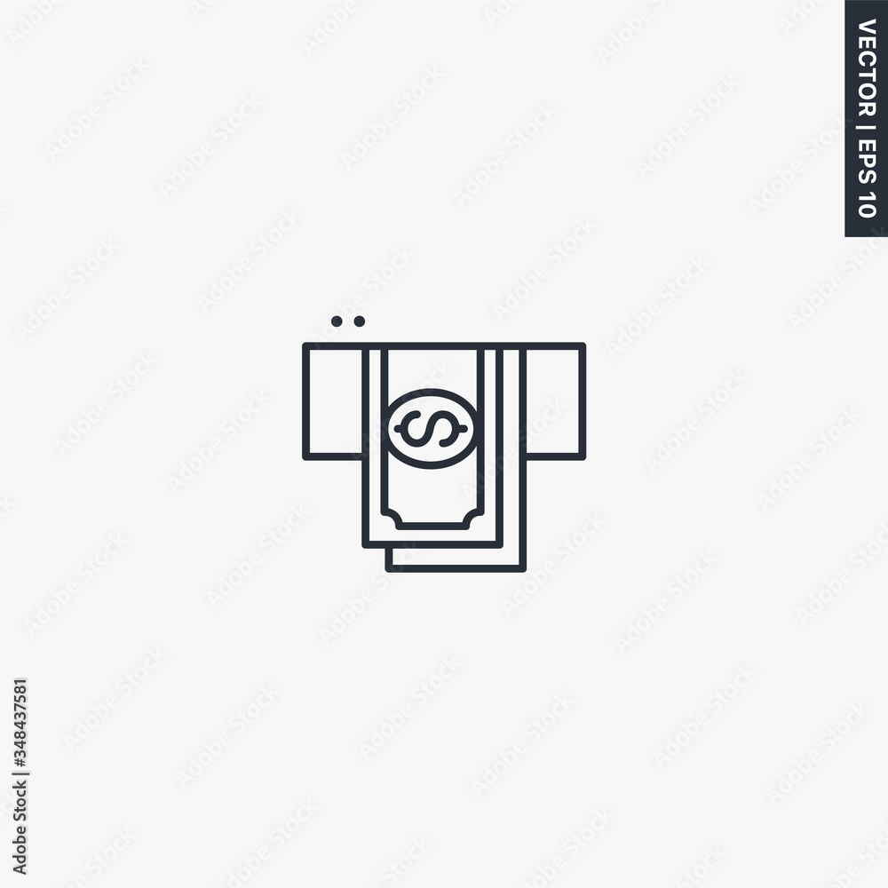 Atm, linear style sign for mobile concept and web design Atm, linear style sign for mobile concept and web design
