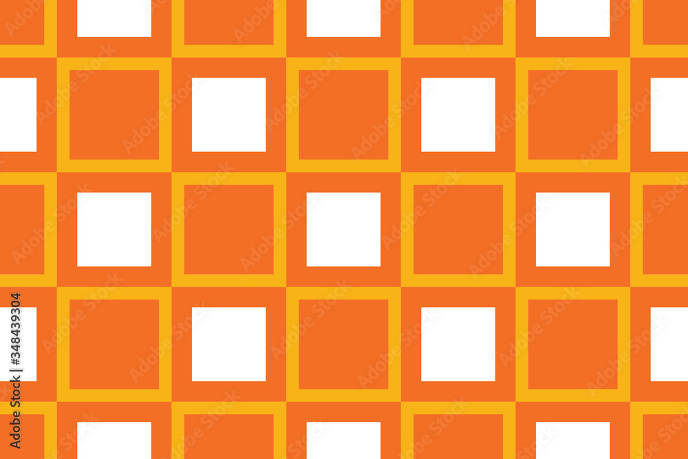 Seamless geometric pattern, texture or background vector in orange, yellow, white colors. Seamless geometric pattern, texture or background vector in orange, yellow, white colors.