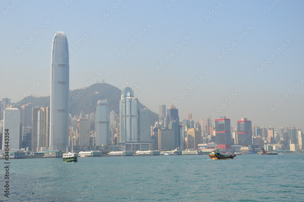 Fototapeta premium hong kong skyline