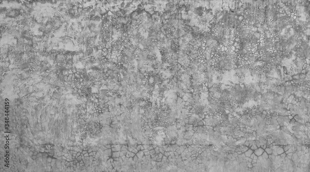 Gray wall raw concrete texture background and wallpaper for Loft meterial design 