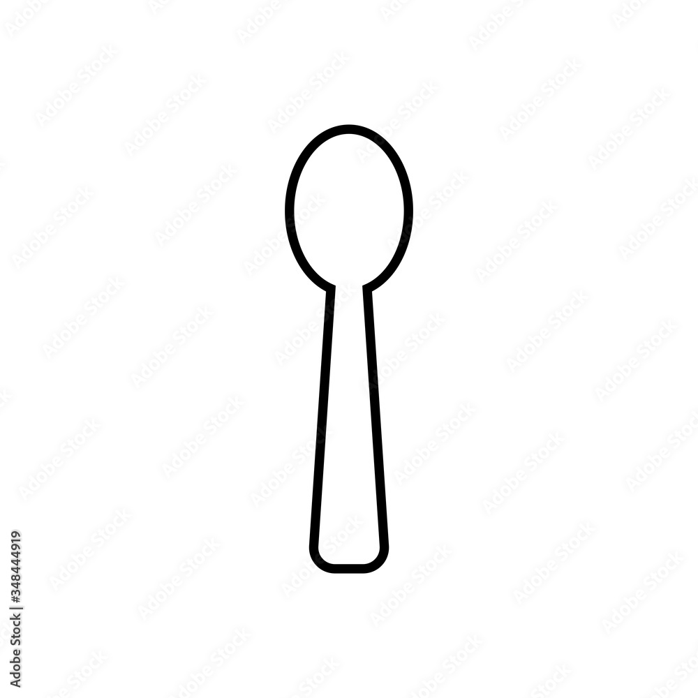 Spoon And Fork Icon Design Vector Template Spoon And Fork Icon Design Vector Template