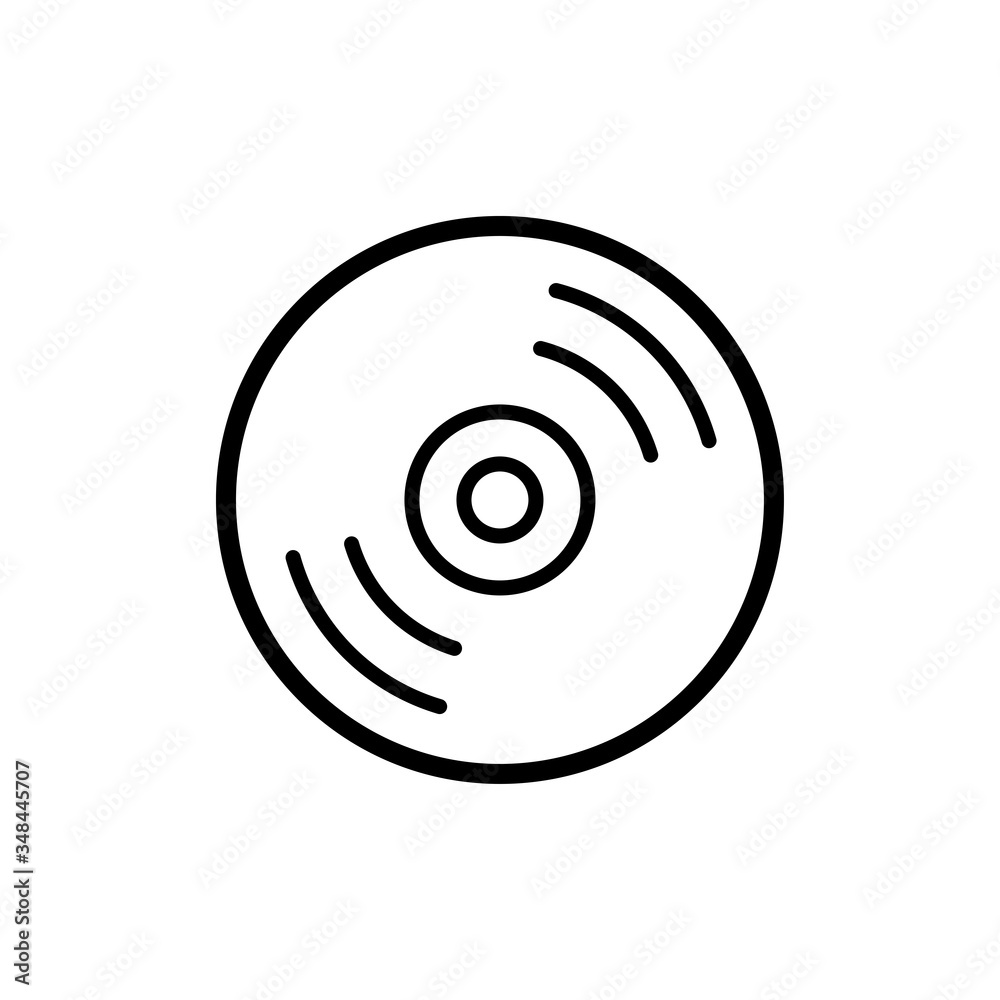 disk - compact disk icon vector design template disk - compact disk icon vector design template