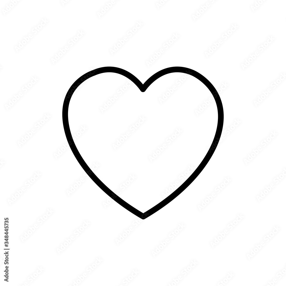 heart - love icon vector design template heart - love icon vector design template