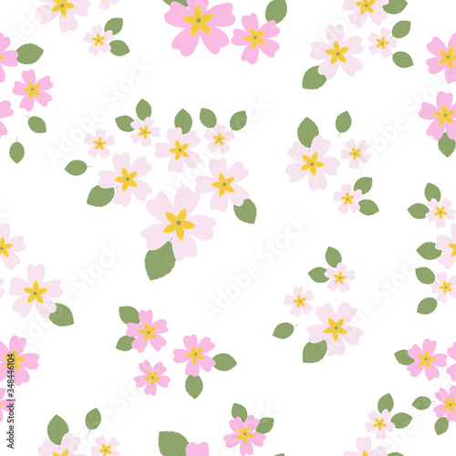 Wallpaper Mural Cute hand drawn  floral pattern seamless background vector illustration for wallpaper,gift wrapping,packaging design
 Torontodigital.ca