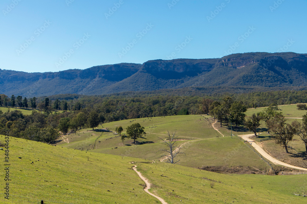 landscape in blue mountains, Australia 