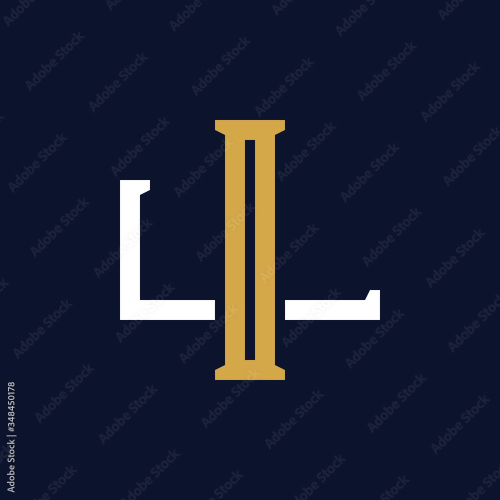 Initial Letter L Monogram Logo Design Initial Letter L Monogram Logo Design