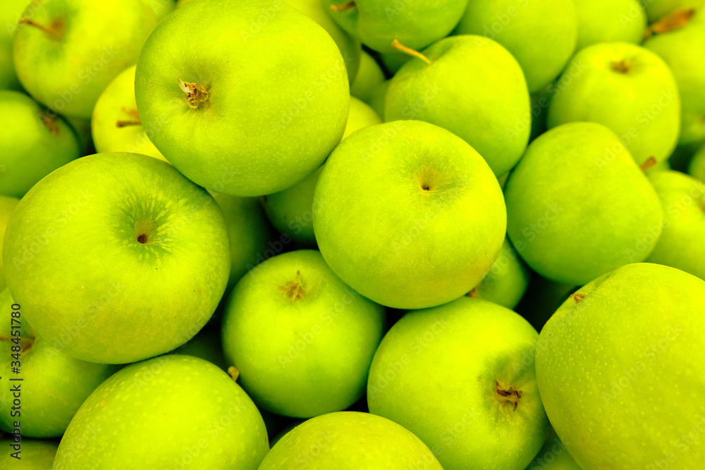 green granny smith apples on the market green granny smith apples on the market