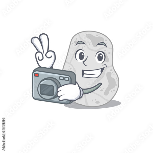 a professional photographer white planctomycetes cartoon picture working with camera
