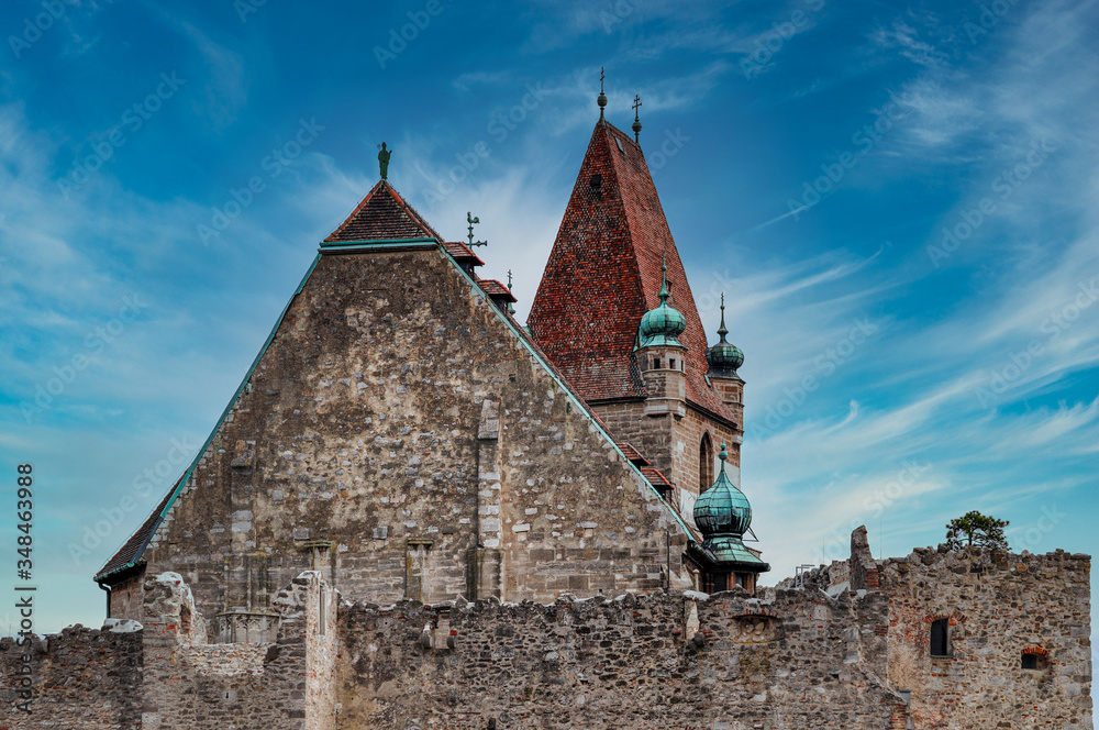 Fototapeta premium View on the famous Peel Tower of Perchtoldsdorf, near Vienna