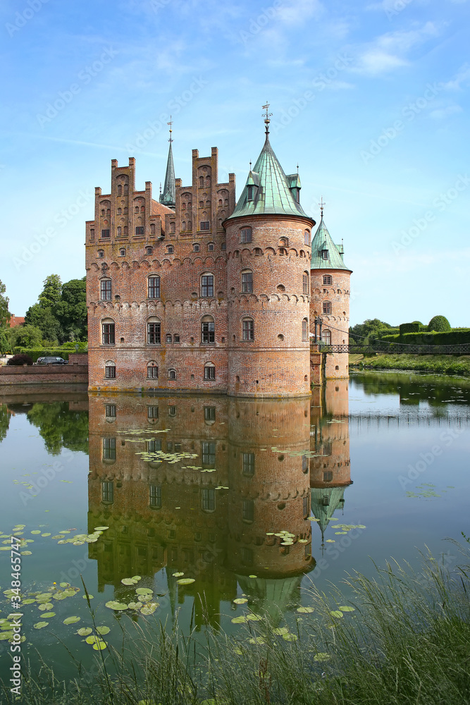 Egeskov Castle is located near Kvaerndrup, in the south of the island of Funen, Denmark. The castle is Europe's best preserved Renaissance water castle.