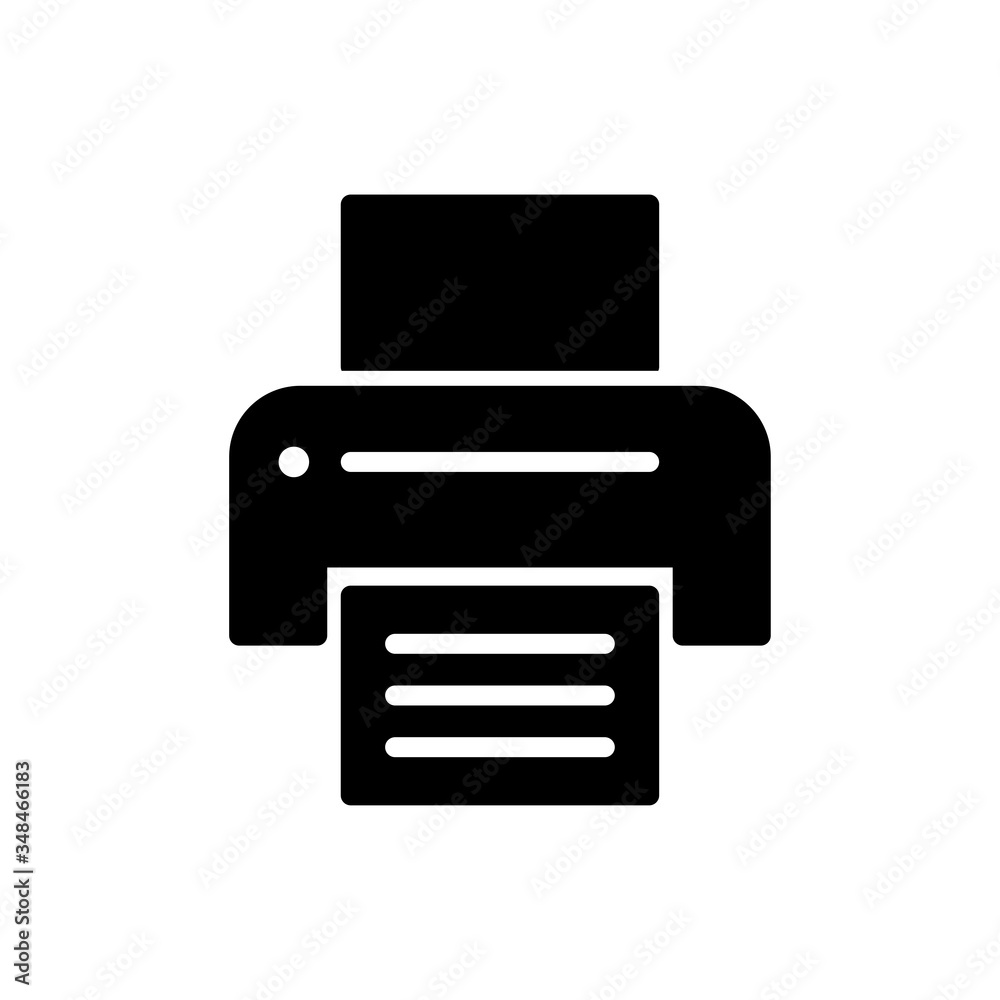 printer icon vector design template printer icon vector design template