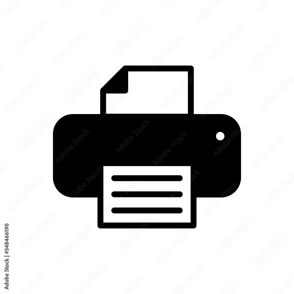 printer icon vector design template printer icon vector design template