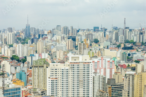 Aerial view of Sao Paulo  Brazil