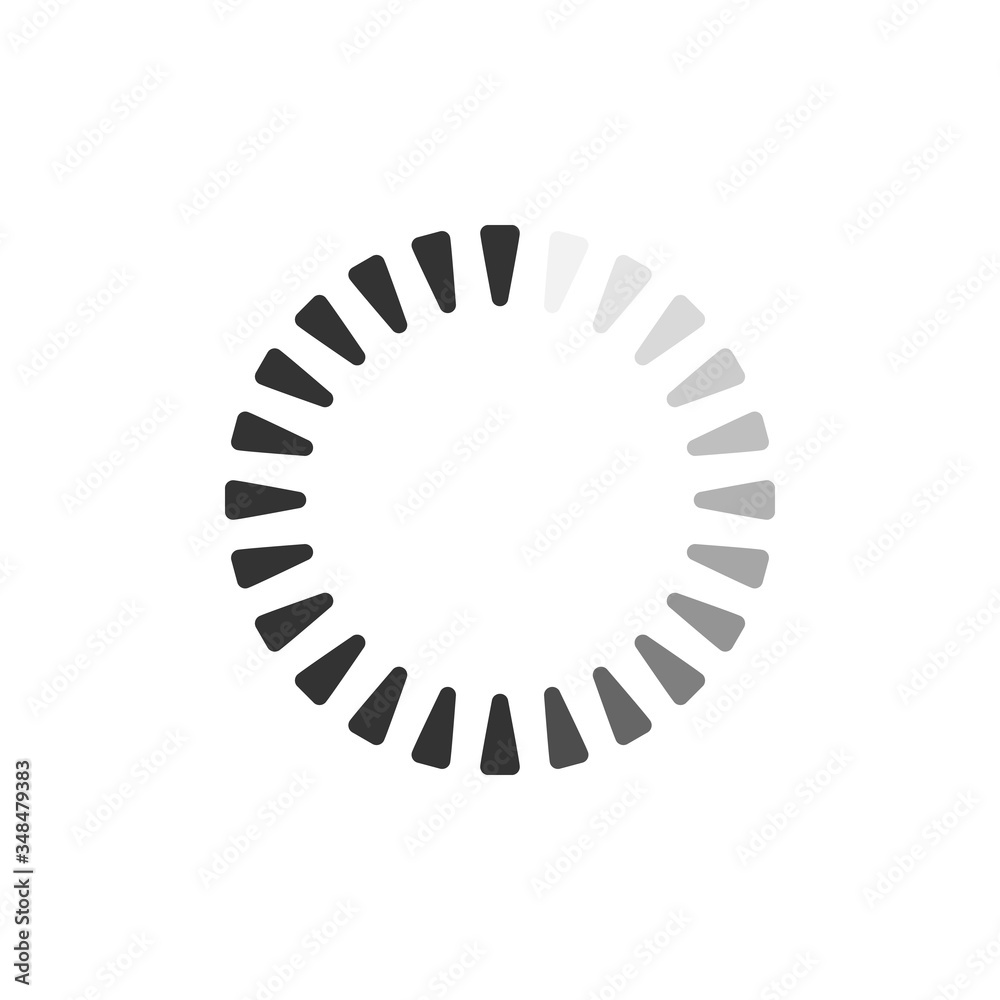 Loading progress or load circle icon Loading progress or load circle icon
