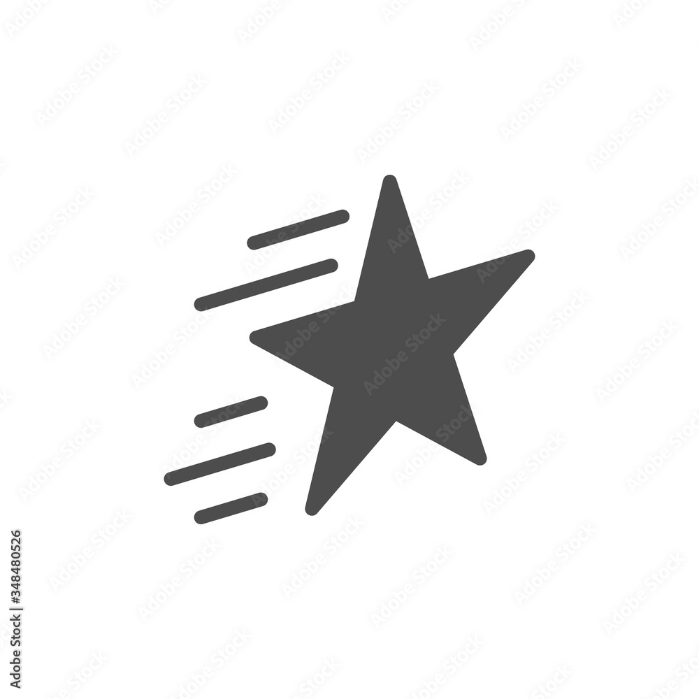 Star glyph icon and sparkle sign Star glyph icon and sparkle sign