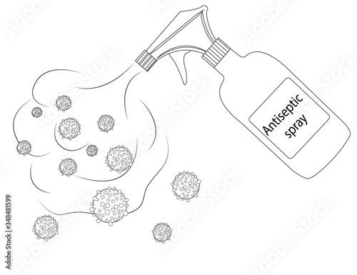 Antiseptic spray