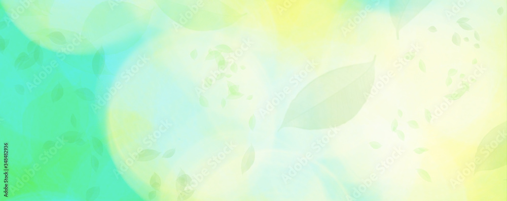 Spring background - abstract banner - green blurred bokeh lights - Spring background - abstract banner - green blurred bokeh lights -