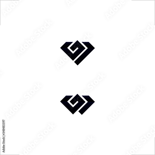 diamond logo initial G1 modern design