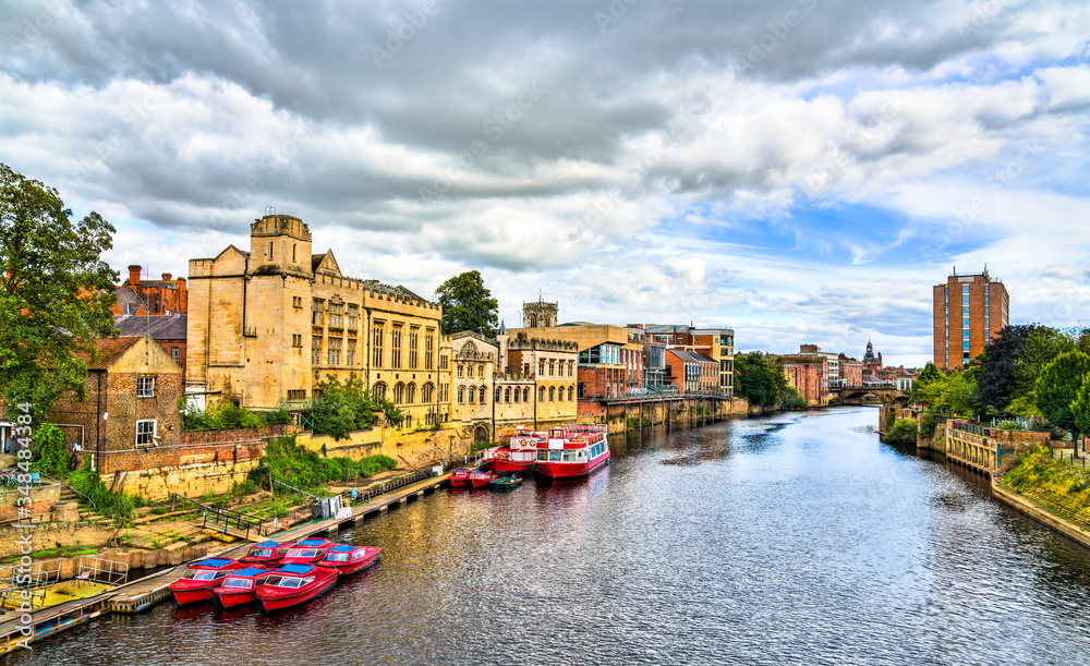 The Ouse River in York, England