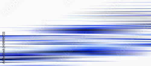 blue light trails on white background