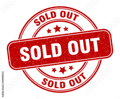 sold out stamp. sold out label. round grunge sign
