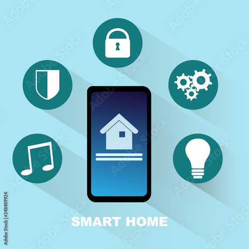 Easy to control your smart home with smartphone