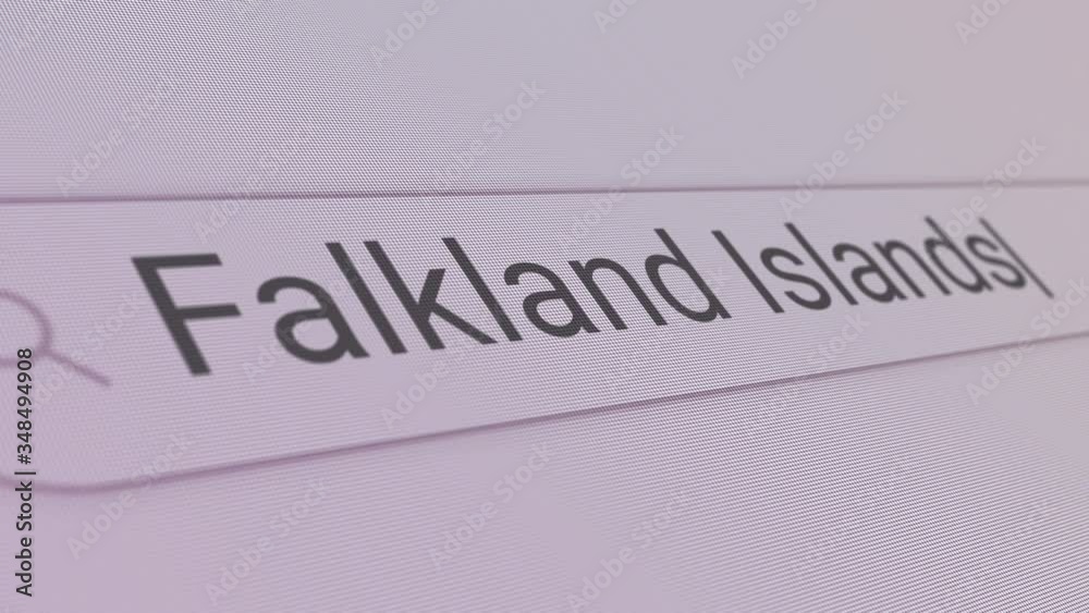 Falkland Islands Search Bar Close Up Single Line Typing Text Box Layout Web Database Browser Engine Concept Falkland Islands Search Bar Close Up Single Line Typing Text Box Layout Web Database Browser Engine Concept