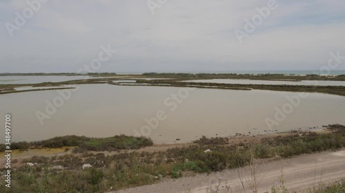 Lagunes étang de Vic, Hérault, Occitanie photo